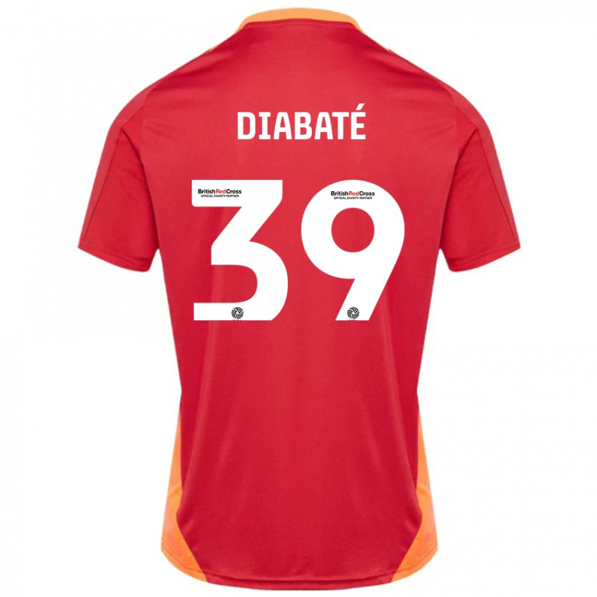 Niño Camiseta Cheick Diabaté #39 Azul Blanquecino 2ª Equipación 2024/25 La Camisa Argentina