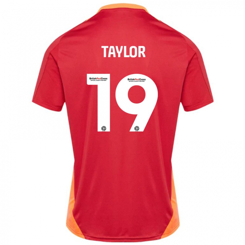 Niño Camiseta Mollie Taylor #19 Azul Blanquecino 2ª Equipación 2024/25 La Camisa Argentina