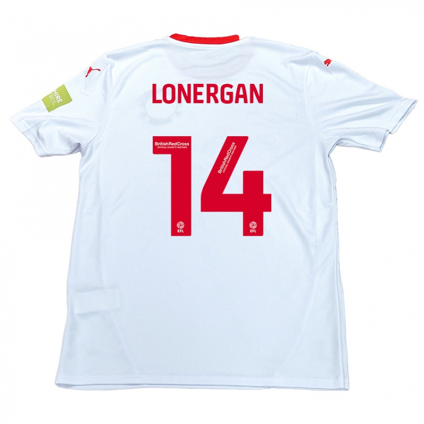 Niño Camiseta Tommy Lonergan #14 Blanco 2ª Equipación 2024/25 La Camisa Argentina