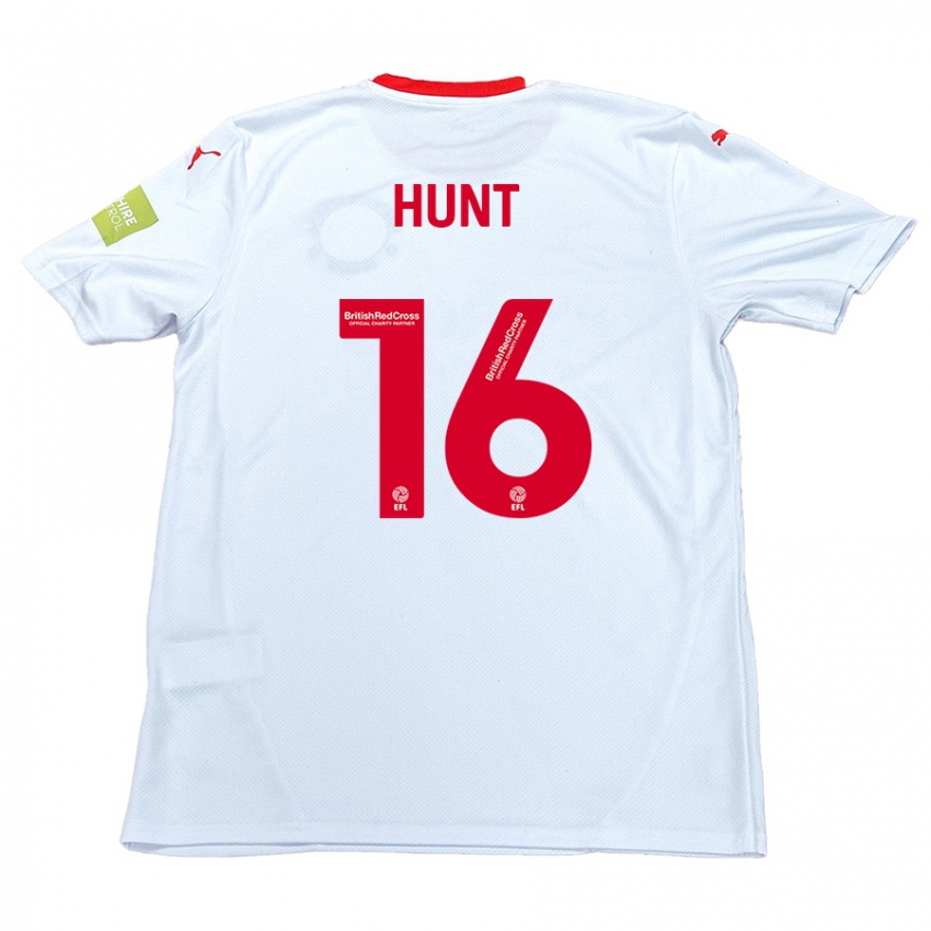 Niño Camiseta Mackenzie Hunt #16 Blanco 2ª Equipación 2024/25 La Camisa Argentina