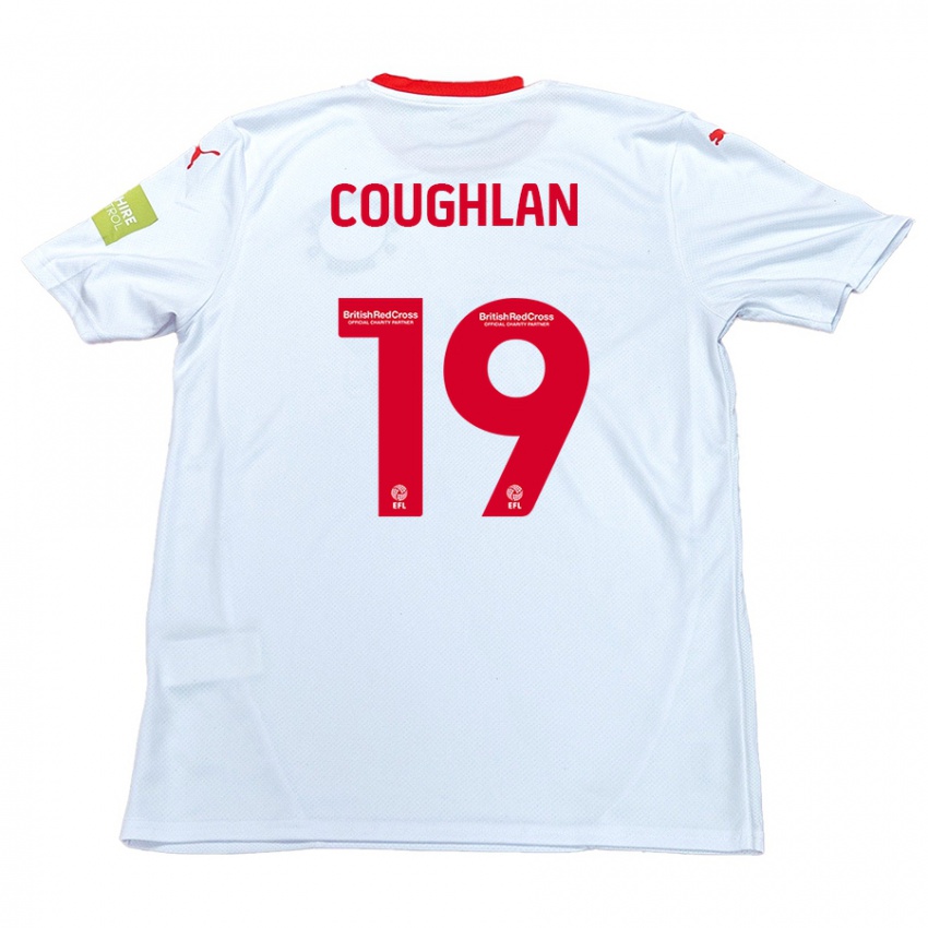 Niño Camiseta Ronan Coughlan #19 Blanco 2ª Equipación 2024/25 La Camisa Argentina