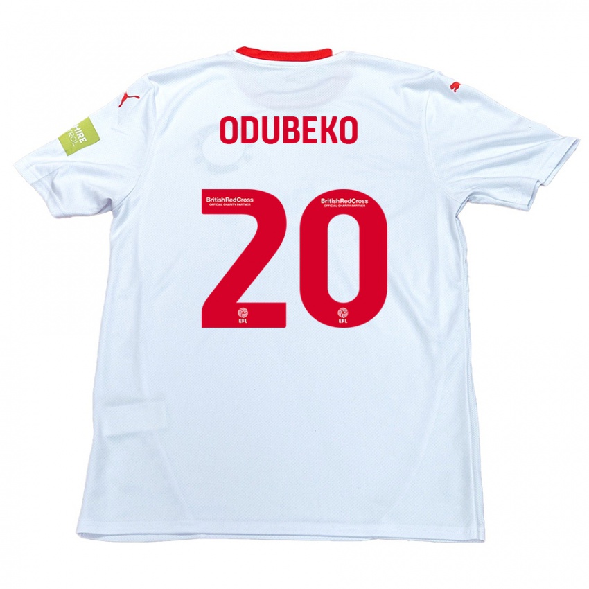 Niño Camiseta Mipo Odubeko #20 Blanco 2ª Equipación 2024/25 La Camisa Argentina