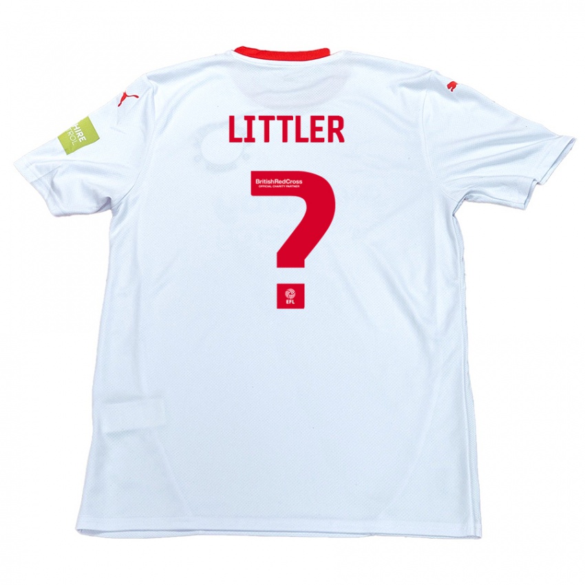 Niño Camiseta Zack Littler #0 Blanco 2ª Equipación 2024/25 La Camisa Argentina