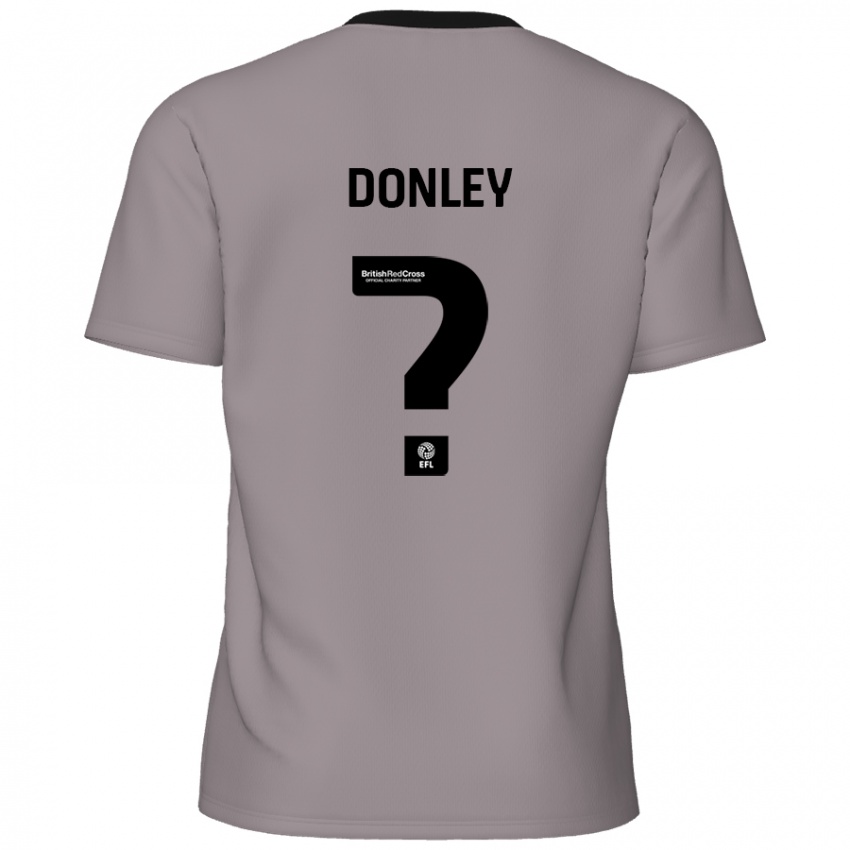 Niño Camiseta Jamie Donley #0 Gris 2ª Equipación 2024/25 La Camisa Argentina