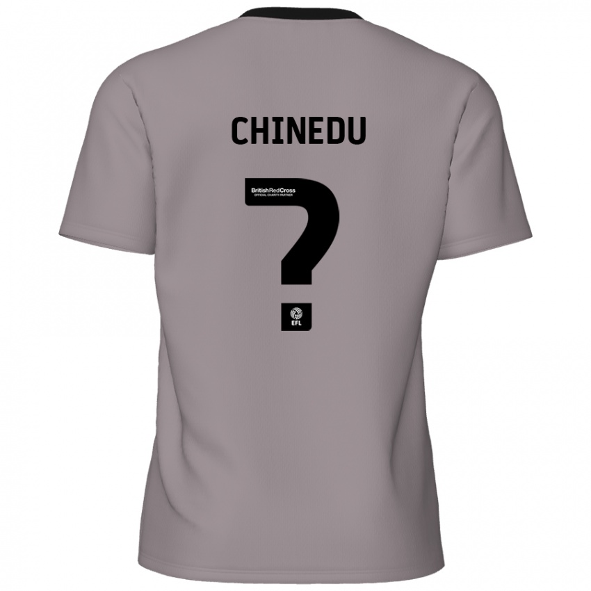 Niño Camiseta Phillip Chinedu #0 Gris 2ª Equipación 2024/25 La Camisa Argentina