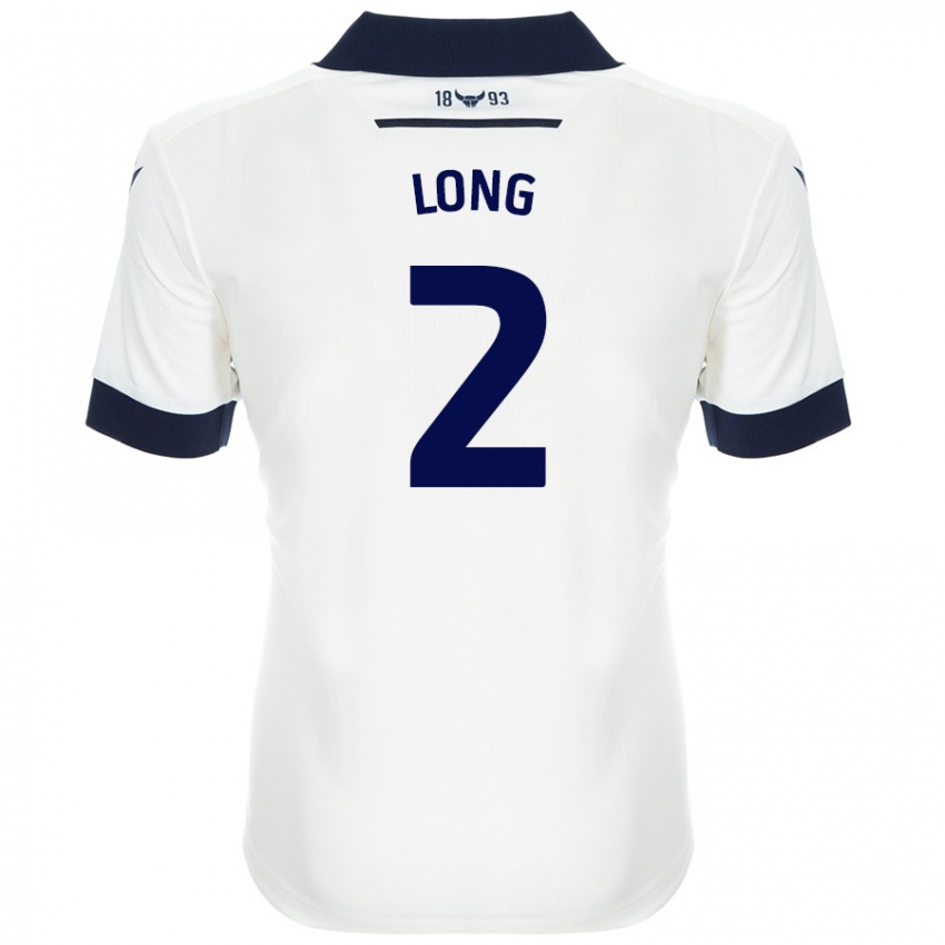 Niño Camiseta Sam Long #2 Blanco Azul Marino 2ª Equipación 2024/25 La Camisa Argentina