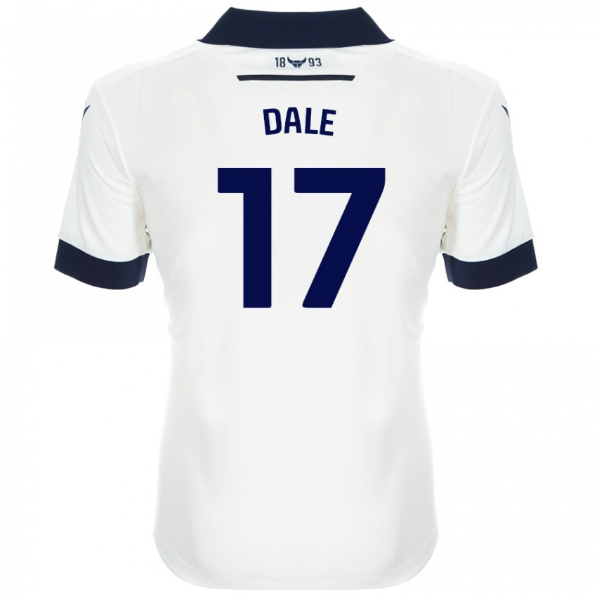 Niño Camiseta Owen Dale #17 Blanco Azul Marino 2ª Equipación 2024/25 La Camisa Argentina