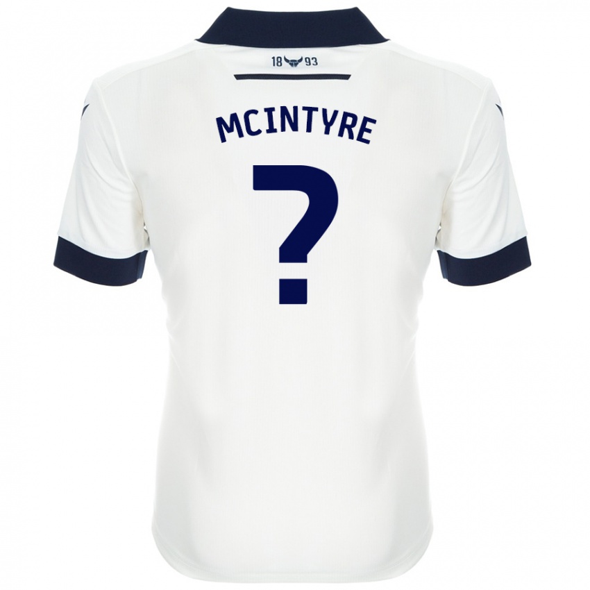 Niño Camiseta Richard Mcintyre #0 Blanco Azul Marino 2ª Equipación 2024/25 La Camisa Argentina