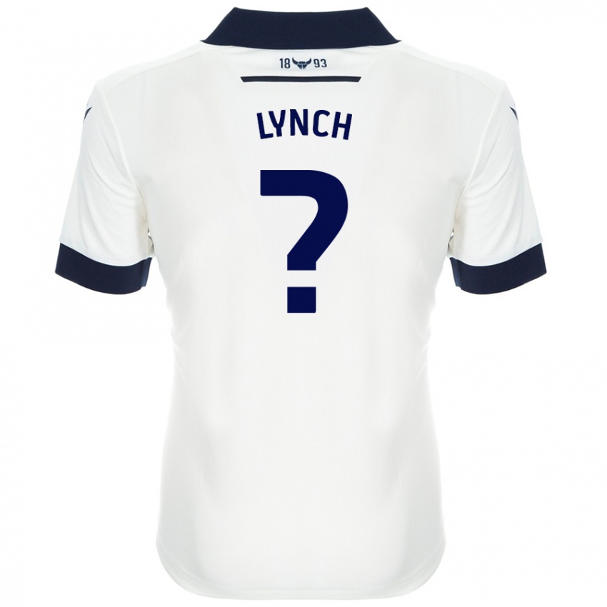 Niño Camiseta Bobby Lynch #0 Blanco Azul Marino 2ª Equipación 2024/25 La Camisa Argentina