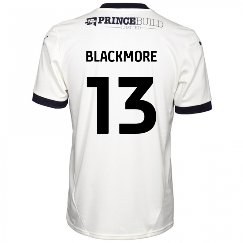 Niño Camiseta Will Blackmore #13 Blanquecino Negro 2ª Equipación 2024/25 La Camisa Argentina