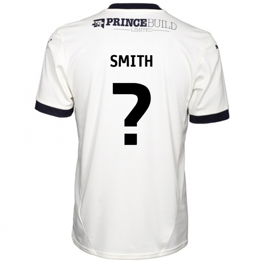 Niño Camiseta Bastian Smith #0 Blanquecino Negro 2ª Equipación 2024/25 La Camisa Argentina