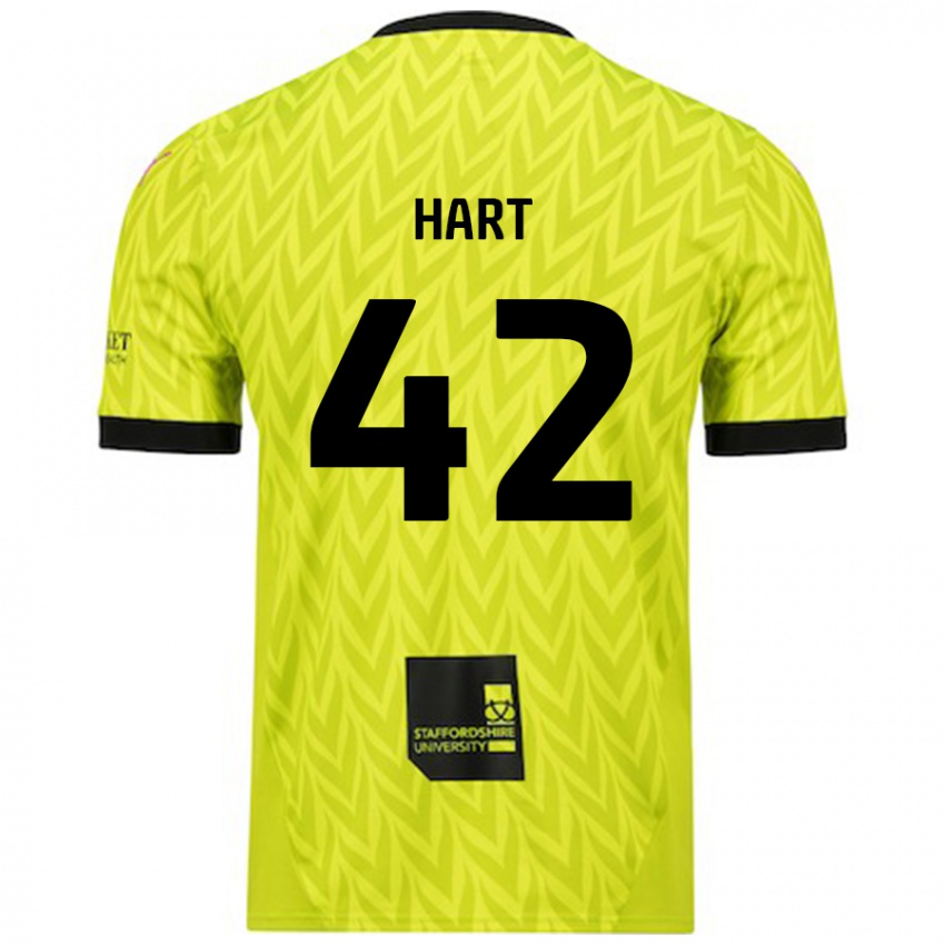 Niño Camiseta Sam Hart #42 Verde Fluorescente 2ª Equipación 2024/25 La Camisa Argentina