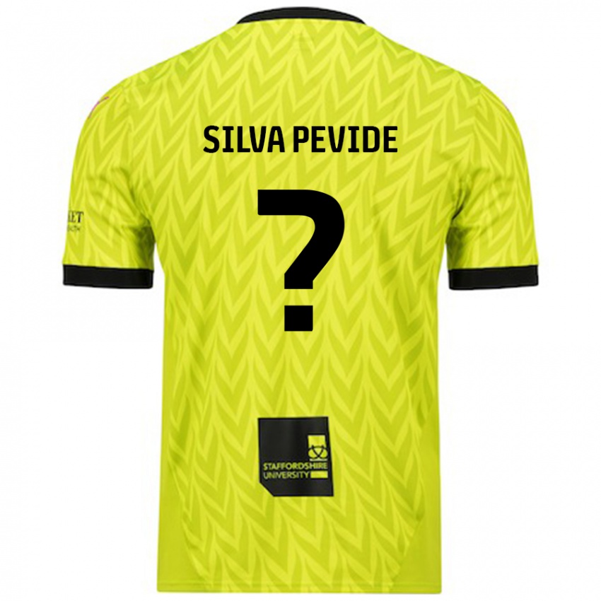 Niño Camiseta Joao Silva Pevide #0 Verde Fluorescente 2ª Equipación 2024/25 La Camisa Argentina