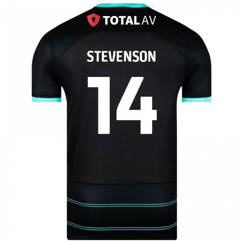 Niño Camiseta Ben Stevenson #14 Negro 2ª Equipación 2024/25 La Camisa Argentina