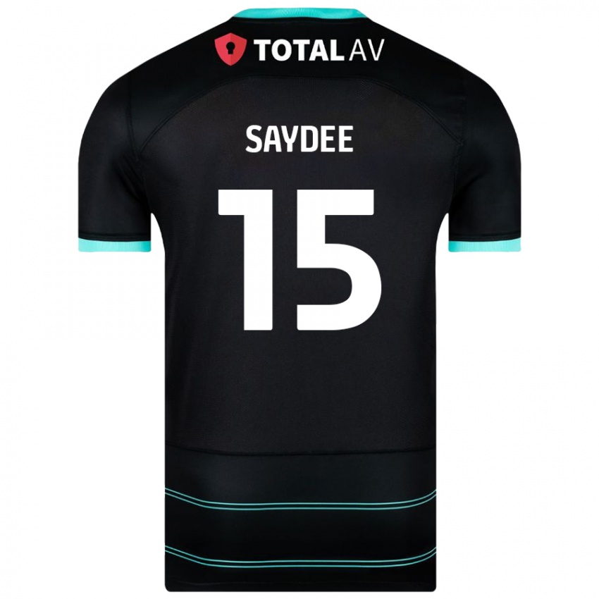 Niño Camiseta Christian Saydee #15 Negro 2ª Equipación 2024/25 La Camisa Argentina