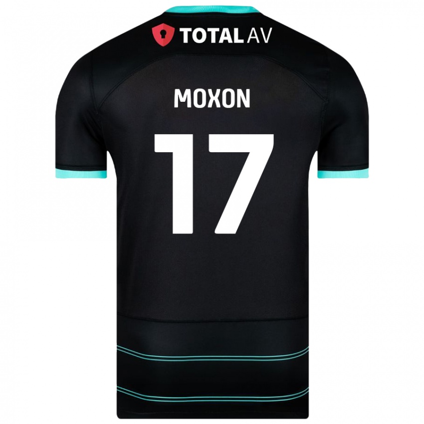 Niño Camiseta Owen Moxon #17 Negro 2ª Equipación 2024/25 La Camisa Argentina