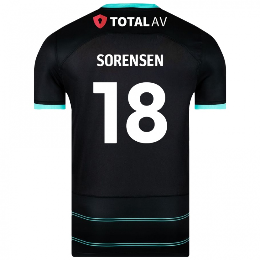 Niño Camiseta Elias Sørensen #18 Negro 2ª Equipación 2024/25 La Camisa Argentina