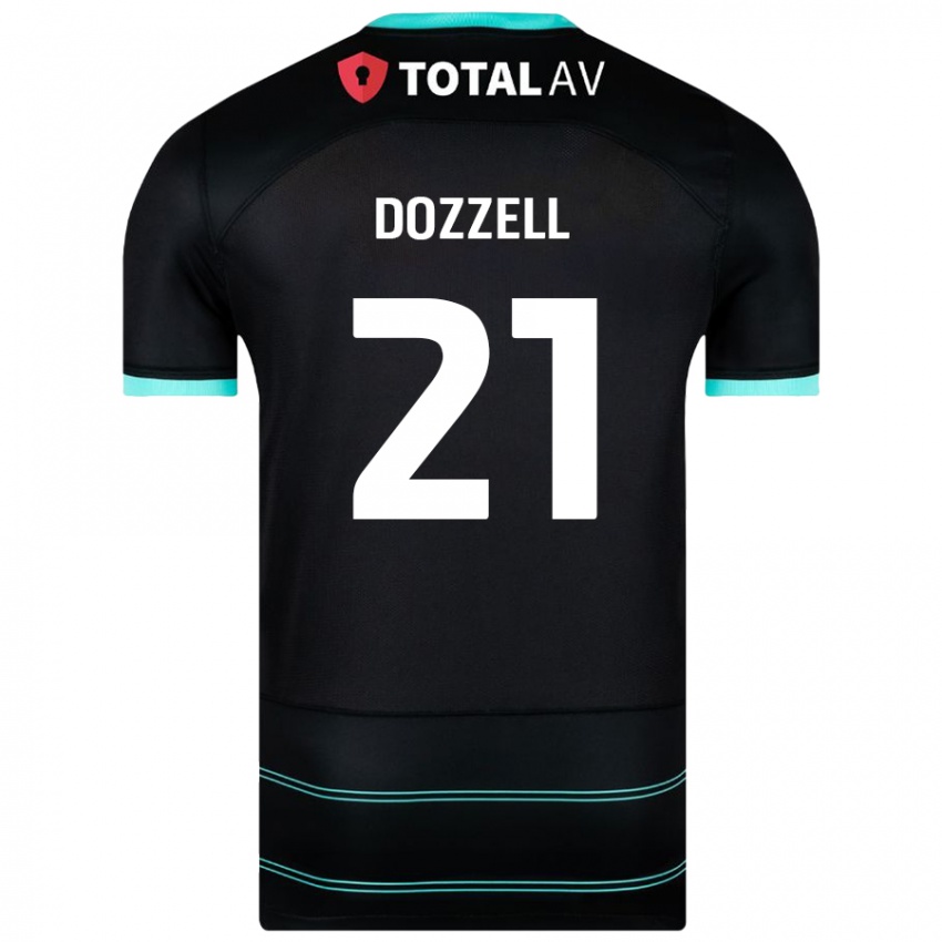 Niño Camiseta Andre Dozzell #21 Negro 2ª Equipación 2024/25 La Camisa Argentina