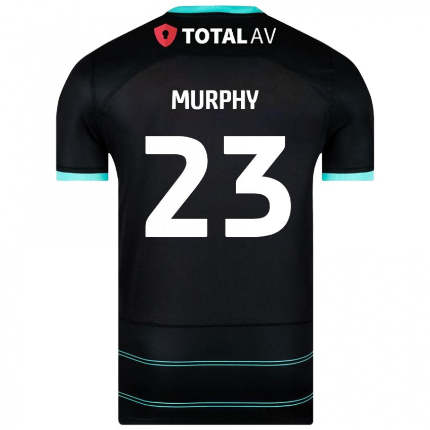 Niño Camiseta Josh Murphy #23 Negro 2ª Equipación 2024/25 La Camisa Argentina