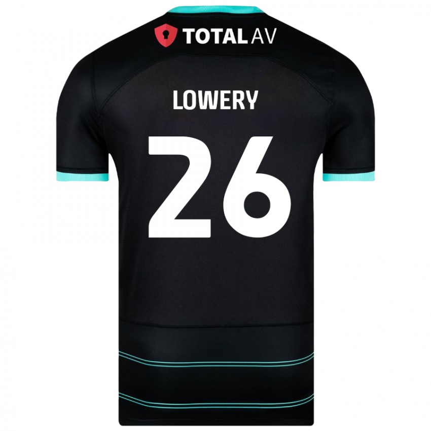 Niño Camiseta Tom Lowery #26 Negro 2ª Equipación 2024/25 La Camisa Argentina