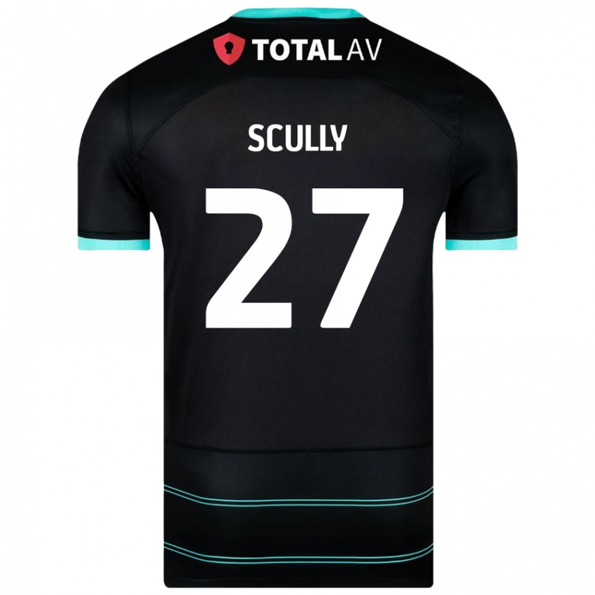 Niño Camiseta Anthony Scully #27 Negro 2ª Equipación 2024/25 La Camisa Argentina