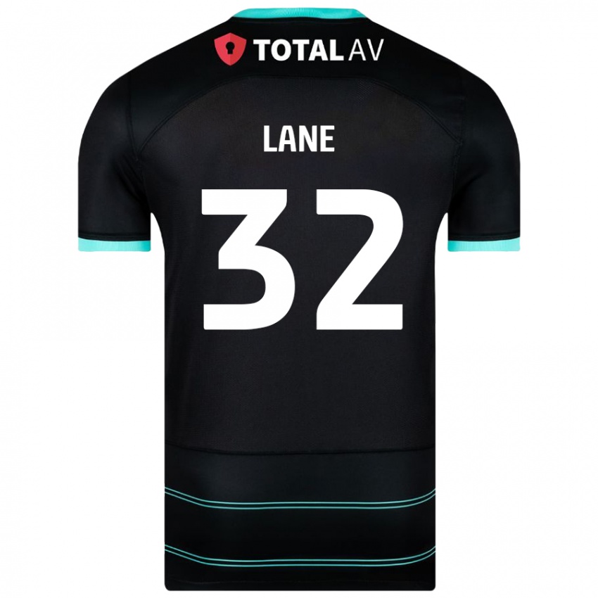 Niño Camiseta Paddy Lane #32 Negro 2ª Equipación 2024/25 La Camisa Argentina