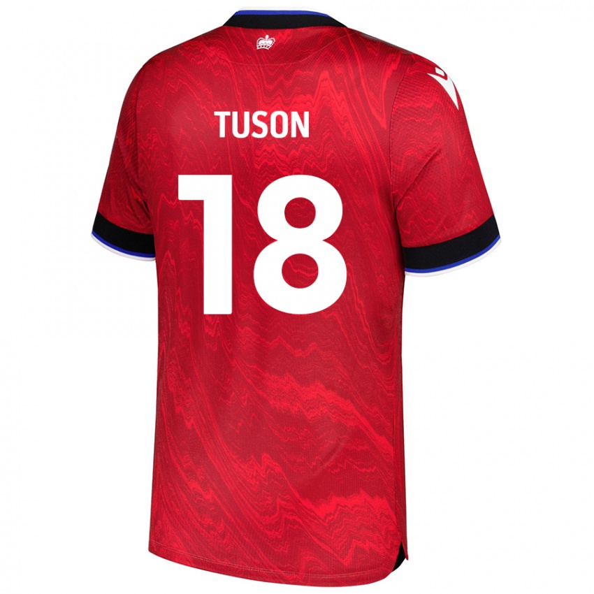 Niño Camiseta Freya Meadows-Tuson #18 Rojo Negro 2ª Equipación 2024/25 La Camisa Argentina