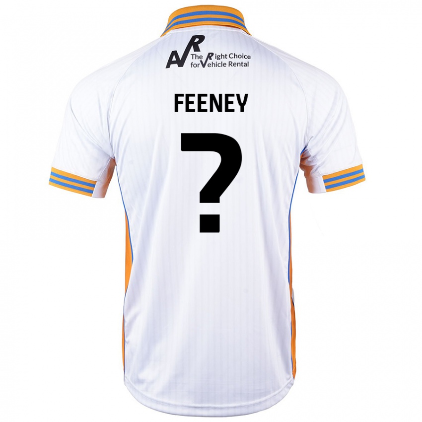 Niño Camiseta Josh Feeney #0 Blanco 2ª Equipación 2024/25 La Camisa Argentina