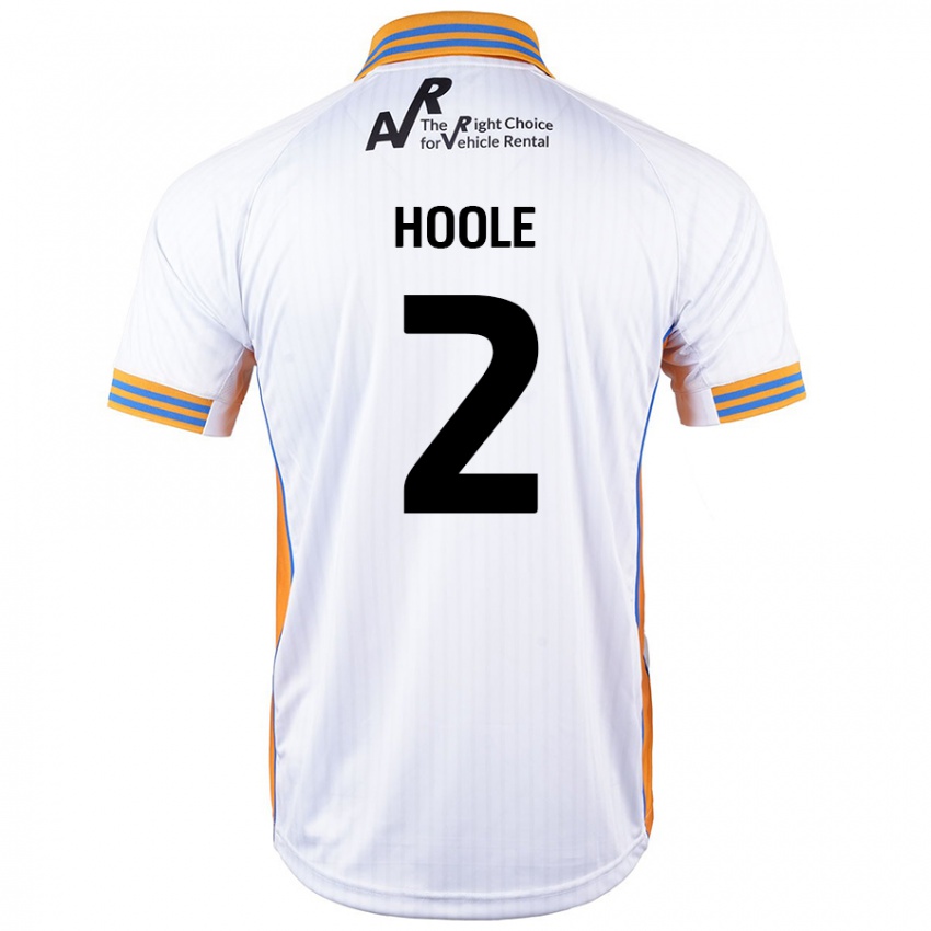 Niño Camiseta Luca Hoole #2 Blanco 2ª Equipación 2024/25 La Camisa Argentina