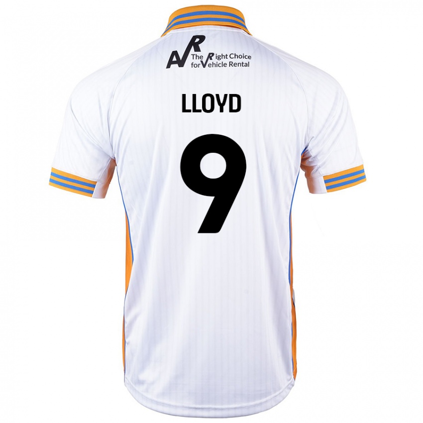 Niño Camiseta George Lloyd #9 Blanco 2ª Equipación 2024/25 La Camisa Argentina