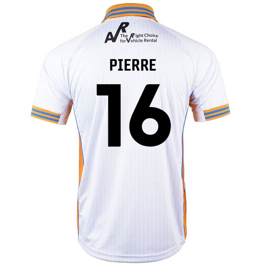 Niño Camiseta Aaron Pierre #16 Blanco 2ª Equipación 2024/25 La Camisa Argentina