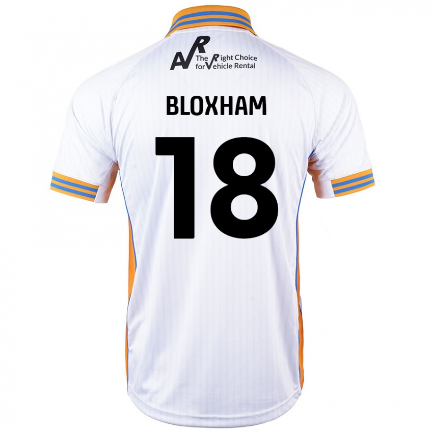 Niño Camiseta Tom Bloxham #18 Blanco 2ª Equipación 2024/25 La Camisa Argentina