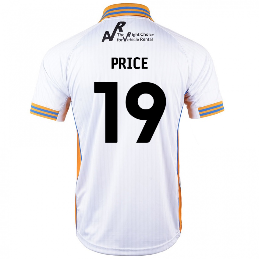 Niño Camiseta Jack Price #19 Blanco 2ª Equipación 2024/25 La Camisa Argentina