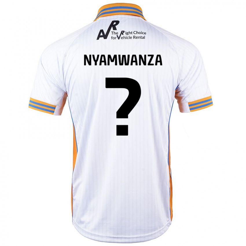 Niño Camiseta Simba Nyamwanza #0 Blanco 2ª Equipación 2024/25 La Camisa Argentina