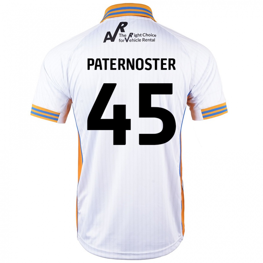 Niño Camiseta Vladimir Paternoster #45 Blanco 2ª Equipación 2024/25 La Camisa Argentina