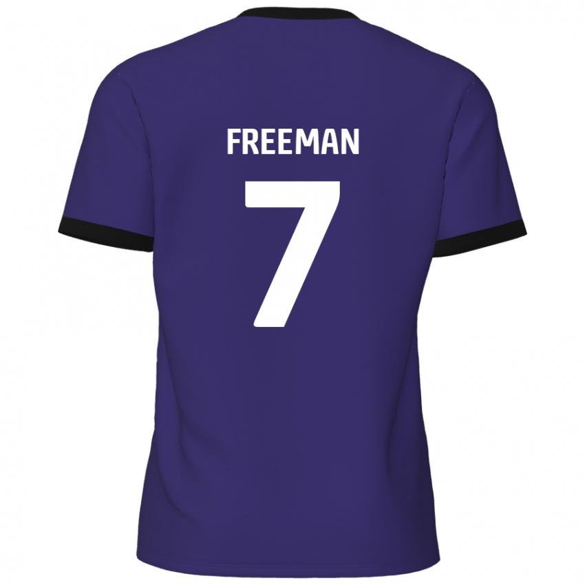 Niño Camiseta Nick Freeman #7 Púrpura 2ª Equipación 2024/25 La Camisa Argentina