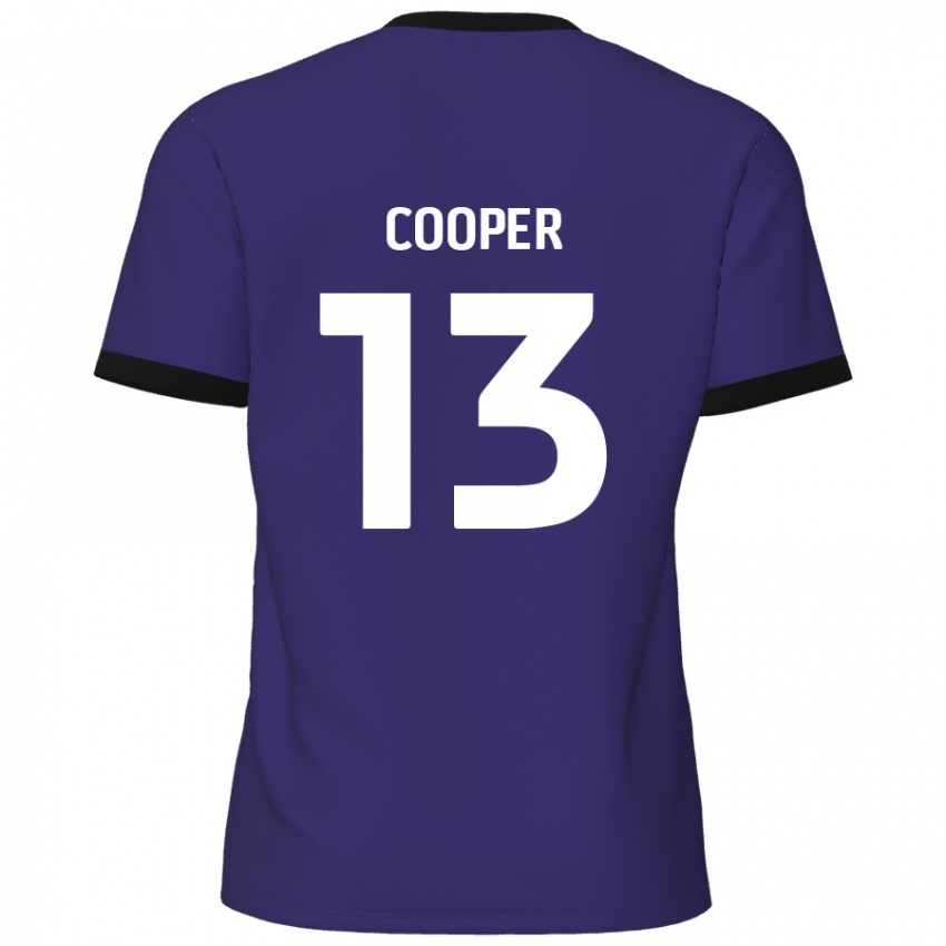 Niño Camiseta Murphy Cooper #13 Púrpura 2ª Equipación 2024/25 La Camisa Argentina