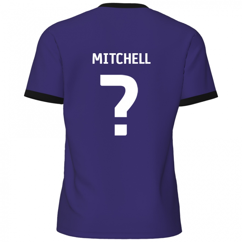 Niño Camiseta Rylee Mitchell #0 Púrpura 2ª Equipación 2024/25 La Camisa Argentina