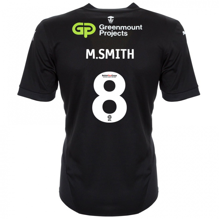 Niño Camiseta Matt Smith #8 Negro 2ª Equipación 2024/25 La Camisa Argentina