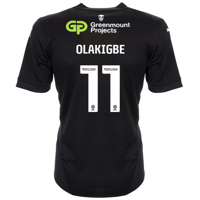 Niño Camiseta Michael Olakigbe #11 Negro 2ª Equipación 2024/25 La Camisa Argentina