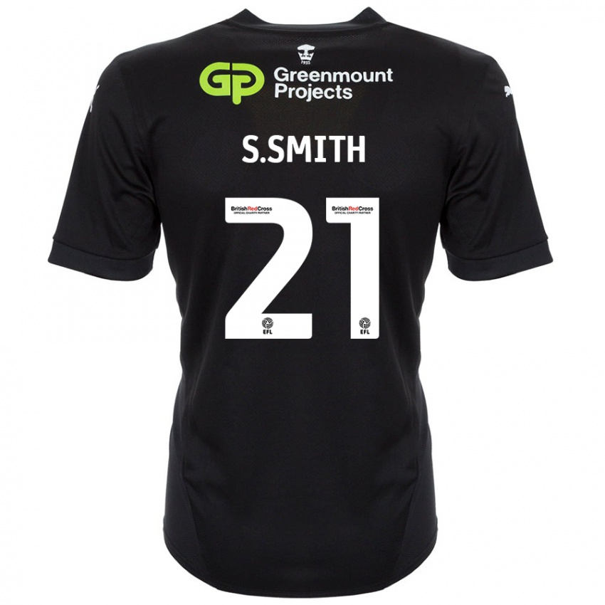 Niño Camiseta Scott Smith #21 Negro 2ª Equipación 2024/25 La Camisa Argentina