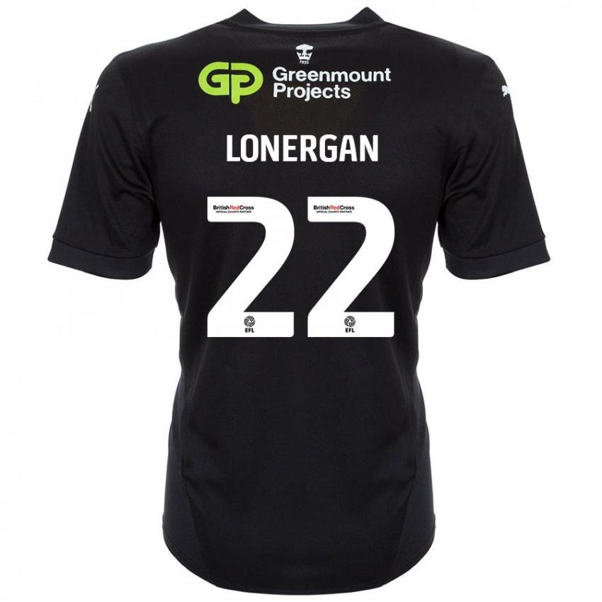 Niño Camiseta Andy Lonergan #22 Negro 2ª Equipación 2024/25 La Camisa Argentina