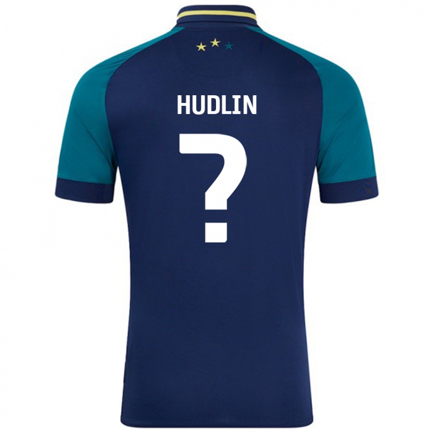 Niño Camiseta Kyle Hudlin #0 Azul Marino Verde Oscuro 2ª Equipación 2024/25 La Camisa Argentina