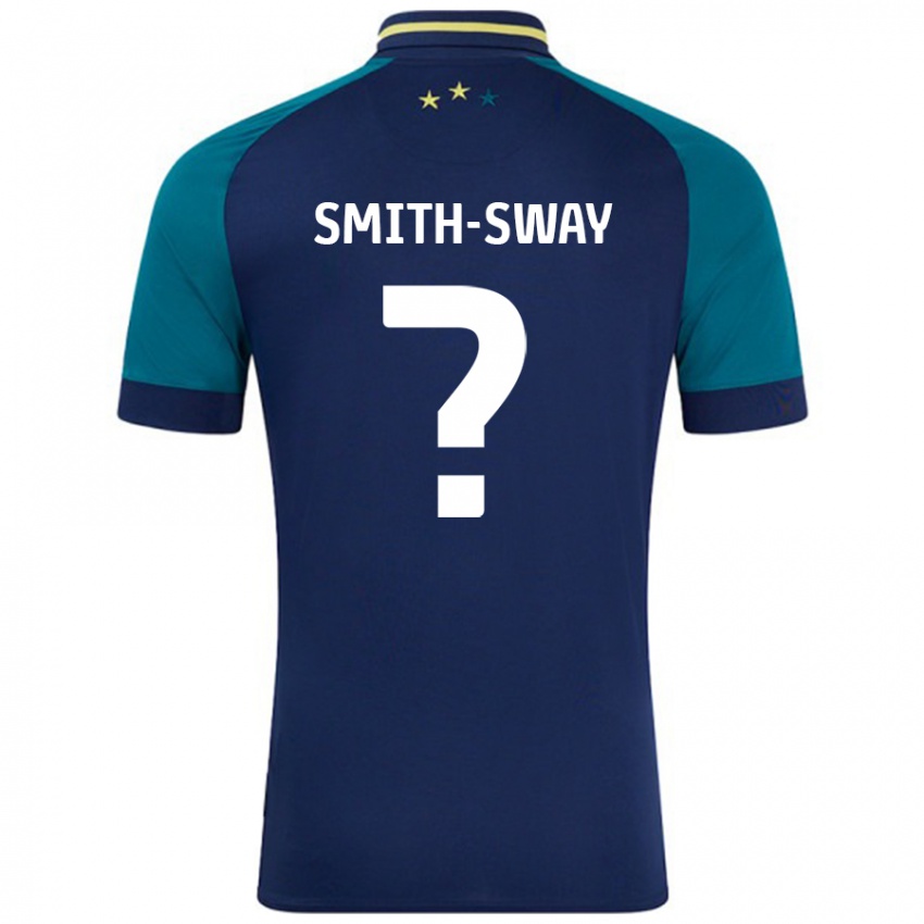 Niño Camiseta Jay Smith-Sway #0 Azul Marino Verde Oscuro 2ª Equipación 2024/25 La Camisa Argentina