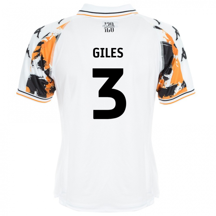 Niño Camiseta Ryan Giles #3 Blanco 2ª Equipación 2024/25 La Camisa Argentina