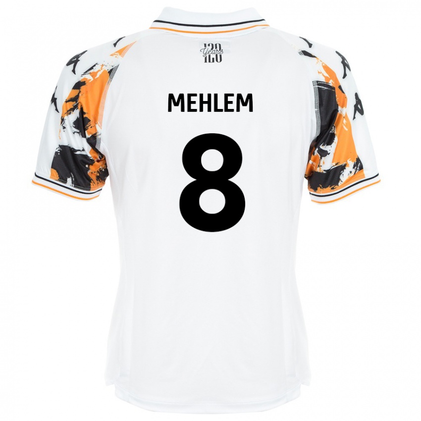 Niño Camiseta Marvin Mehlem #8 Blanco 2ª Equipación 2024/25 La Camisa Argentina