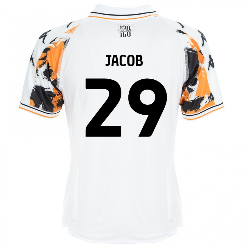 Niño Camiseta Matty Jacob #29 Blanco 2ª Equipación 2024/25 La Camisa Argentina