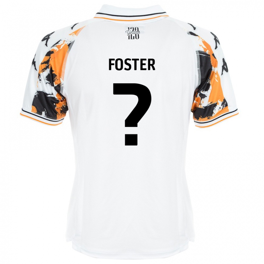 Niño Camiseta Owen Foster #0 Blanco 2ª Equipación 2024/25 La Camisa Argentina