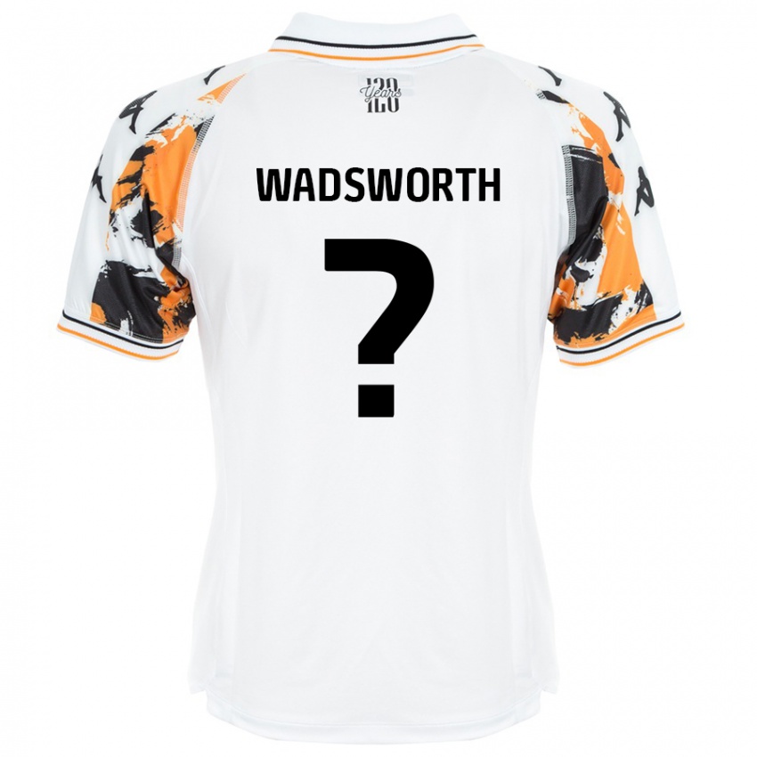 Niño Camiseta Noah Wadsworth #0 Blanco 2ª Equipación 2024/25 La Camisa Argentina