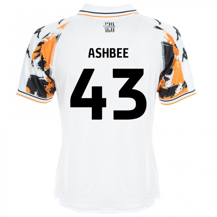 Niño Camiseta Stanley Ashbee #43 Blanco 2ª Equipación 2024/25 La Camisa Argentina